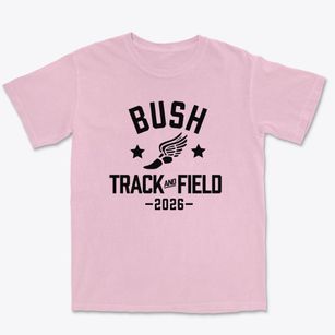Bush Elementary School Track and Field Premium Heavyweight T-shirt