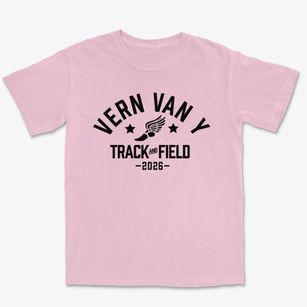 Vern Van Y Elementary School Track and Field Premium Heavyweight T-shirt
