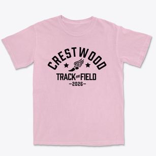 Crestwood Middle School Track and Field Premium Heavyweight T-shirt