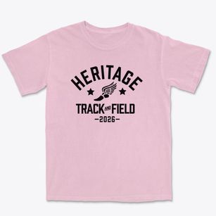 Heritage Christian School Track and Field Premium Heavyweight T-shirt