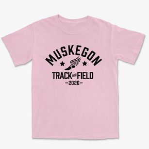 Muskegon High School Track and Field Premium Heavyweight T-shirt