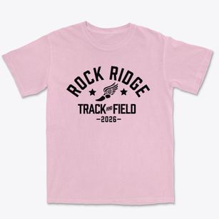 Rock Ridge High School Track and Field Premium Heavyweight T-shirt