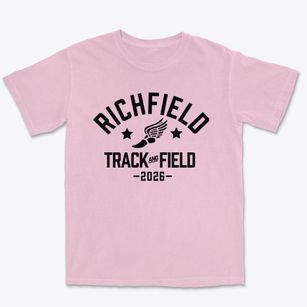 Richfield Junior High School Track and Field Premium Heavyweight T-shirt