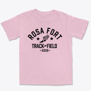 Rosa Fort High School Track and Field Premium Heavyweight T-shirt