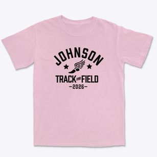 Johnson Elementary School Track and Field Premium Heavyweight T-shirt