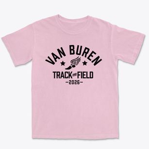 Van Buren High School Track and Field Premium Heavyweight T-shirt