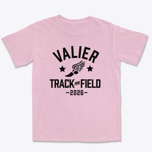 Valier High School Track and Field Premium Heavyweight T-shirt
