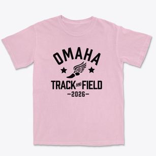 Omaha Christian Academy Track and Field Premium Heavyweight T-shirt