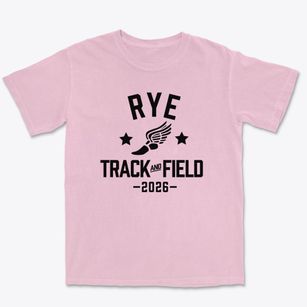 Rye Junior High School Track and Field Premium Heavyweight T-shirt