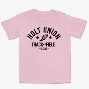 Holt Union Elementary School Track and Field Premium Heavyweight T-shirt