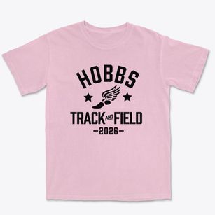 Hobbs High School Track and Field Premium Heavyweight T-shirt