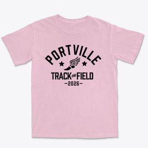 Portville Baptist Christian School Track and Field Premium Heavyweight T-shirt