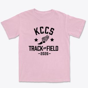 King Center Charter School Track and Field Premium Heavyweight T-shirt