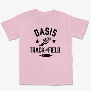 Oasis Elementary School Track and Field Premium Heavyweight T-shirt