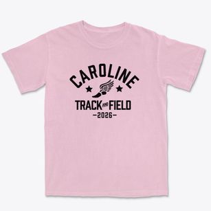 Caroline Elementary School Track and Field Premium Heavyweight T-shirt
