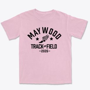 Maywood School Track and Field Premium Heavyweight T-shirt