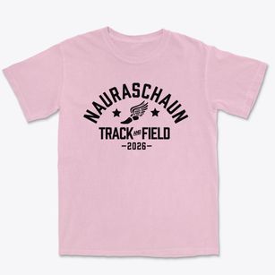 Nauraschaun Nursery Track and Field Premium Heavyweight T-shirt