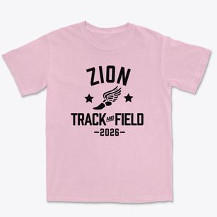 Zion Lutheran School Track and Field Premium Heavyweight T-shirt