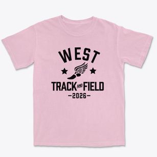 West Middle School Track and Field Premium Heavyweight T-shirt
