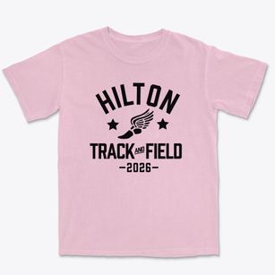 Hilton High School Track and Field Premium Heavyweight T-shirt