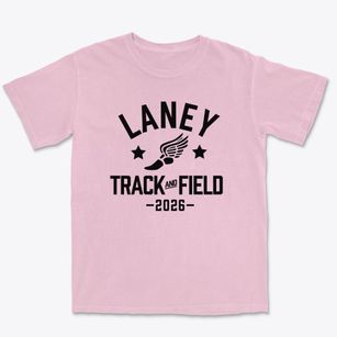 Laney High School Track and Field Premium Heavyweight T-shirt
