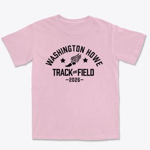 Mary Washington Howe Elementary School Track and Field Premium Heavyweight T-shirt