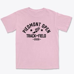 Piedmont Open Middle School Track and Field Premium Heavyweight T-shirt