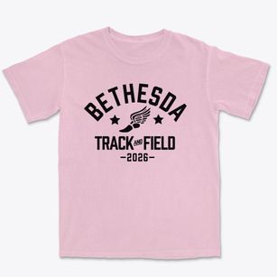 Bethesda Christian Academy Track and Field Premium Heavyweight T-shirt