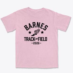 Barnes Elementary School Track and Field Premium Heavyweight T-shirt