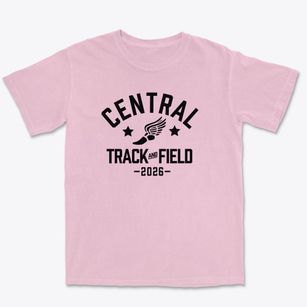 Central Columbus School Track and Field Premium Heavyweight T-shirt