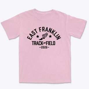 East Franklin Elementary School Track and Field Premium Heavyweight T-shirt