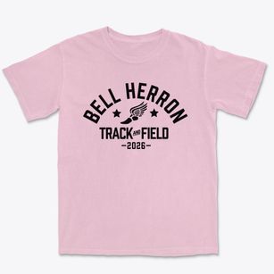 Bell Herron Middle School Track and Field Premium Heavyweight T-shirt