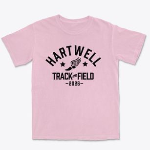 Hartwell Elementary School Track and Field Premium Heavyweight T-shirt