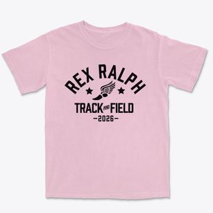 Rex Ralph Elementary School Track and Field Premium Heavyweight T-shirt
