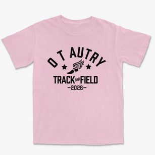 O T Autry Area Vocational Technical Track and Field Premium Heavyweight T-shirt