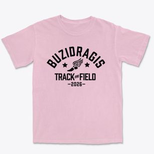 Buzidragis Junior High School Track and Field Premium Heavyweight T-shirt