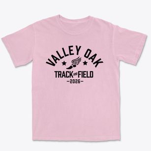 Valley Oak Middle School Track and Field Premium Heavyweight T-shirt