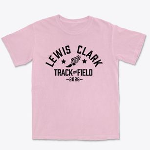 Lewis & Clark Middle School Track and Field Premium Heavyweight T-shirt