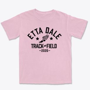 Etta Dale Junior High School Track and Field Premium Heavyweight T-shirt