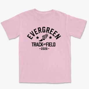 Evergreen Middle School Track and Field Premium Heavyweight T-shirt