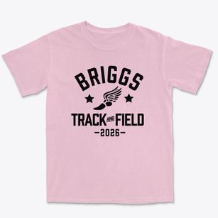 Briggs Middle School Track and Field Premium Heavyweight T-shirt