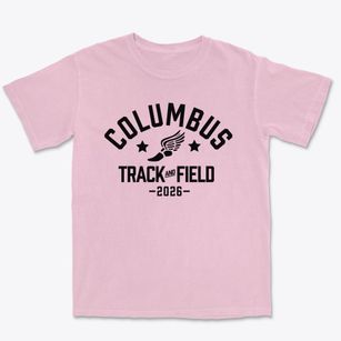 Columbus School Track and Field Premium Heavyweight T-shirt