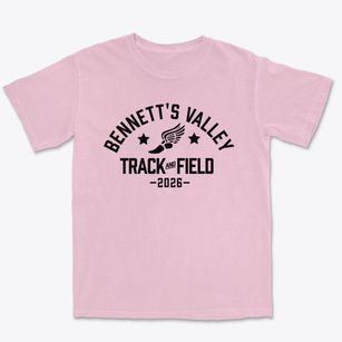 Bennett's Valley Elementary School Track and Field Premium Heavyweight T-shirt