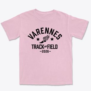 Varennes Elementary School Track and Field Premium Heavyweight T-shirt