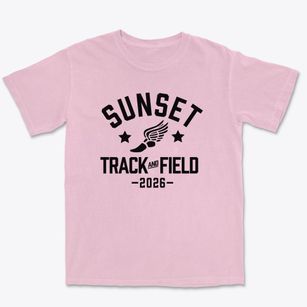 Sunset High School Track and Field Premium Heavyweight T-shirt