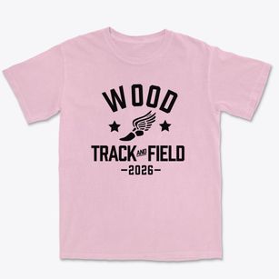 Wood Middle School Track and Field Premium Heavyweight T-shirt