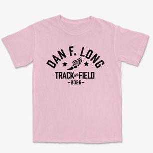 Dan F. Long Middle School Track and Field Premium Heavyweight T-shirt