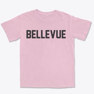 Bellevue Iowa Classic Block Premium Heavyweight T-shirt