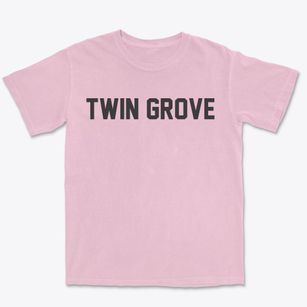 Twin Grove Illinois Classic Block Premium Heavyweight T-shirt