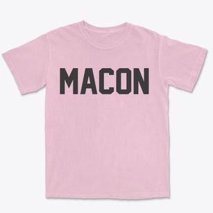 Macon Georgia Classic Block Premium Heavyweight T-shirt